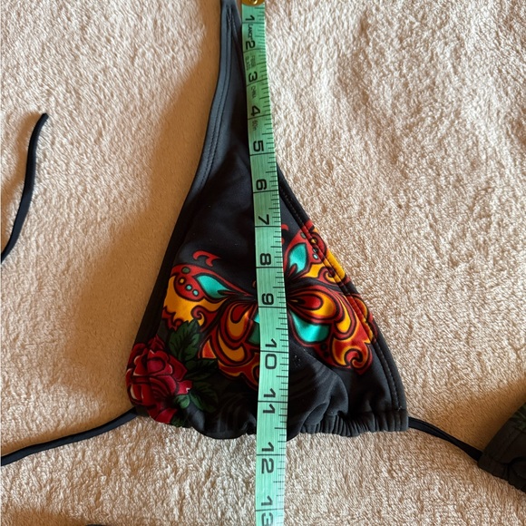 Target Black Bikini with Butterfly and Skull Design - Picture 13 of 14